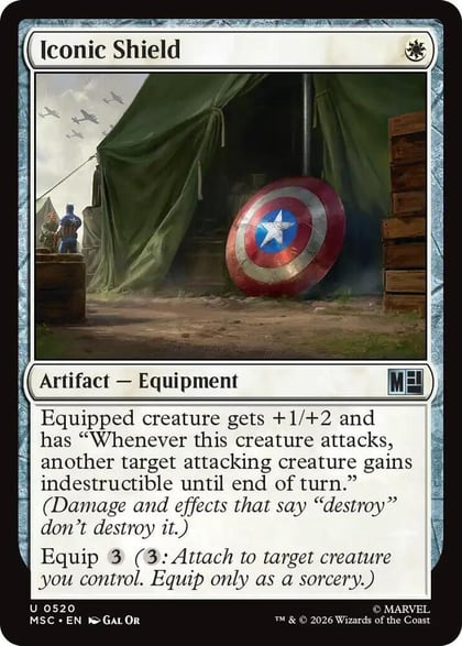Iconic Shield, Commander: Marvel Super Heroes 520