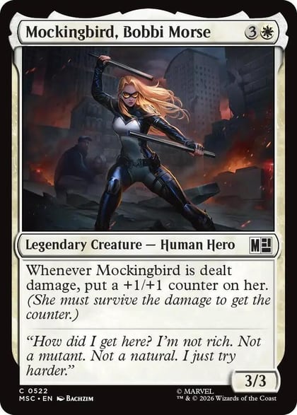 Mockingbird, Bobbi Morse (0522), Commander: Marvel Super Heroes 522