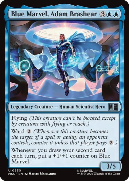 Blue Marvel, Adam Brashear, Commander: Marvel Super Heroes 530