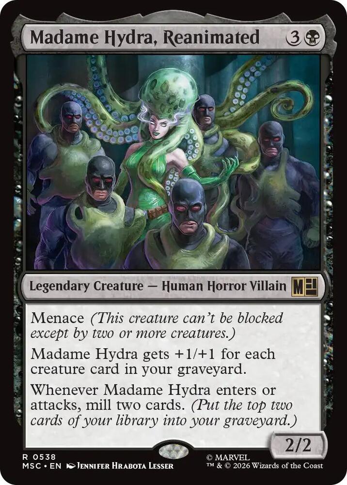 Madame Hydra, Reanimated, Commander: Marvel Super Heroes 538