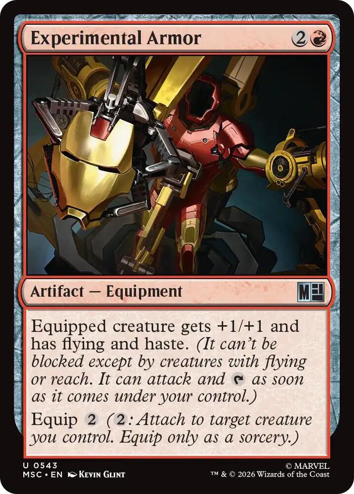Experimental Armor, Commander: Marvel Super Heroes 543