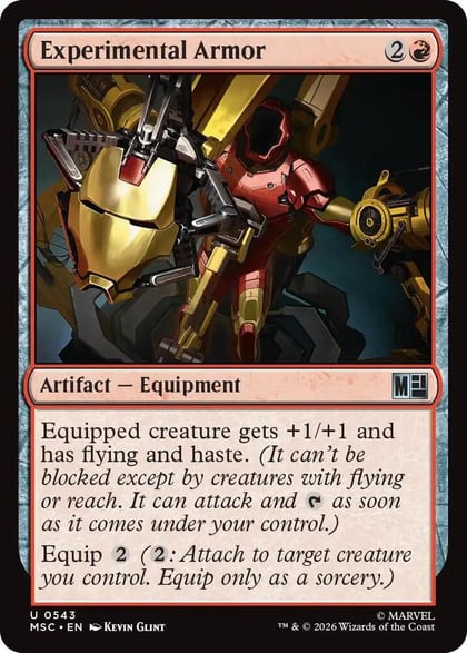 Experimental Armor, Commander: Marvel Super Heroes 543