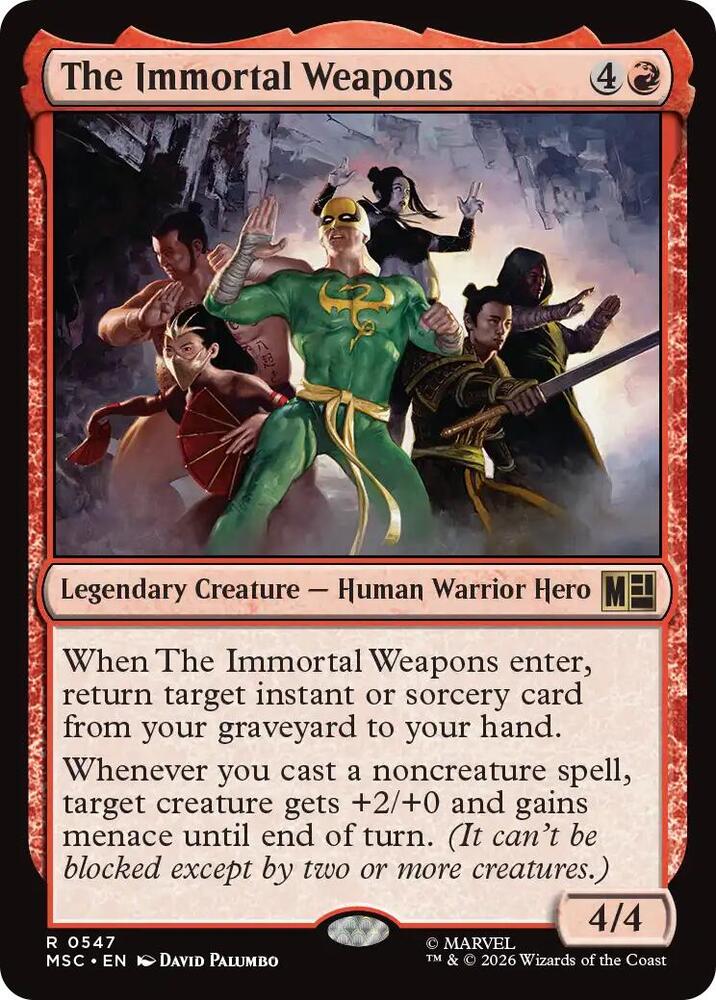 The Immortal Weapons, Commander: Marvel Super Heroes 547