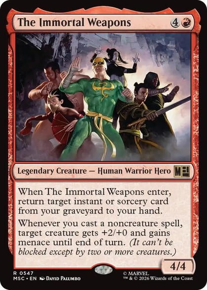 The Immortal Weapons, Commander: Marvel Super Heroes 547