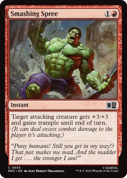 Smashing Spree, Commander: Marvel Super Heroes 555