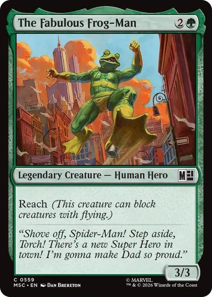 The Fabulous Frog-Man, Commander: Marvel Super Heroes 559