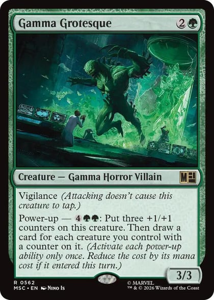 Gamma Grotesque, Commander: Marvel Super Heroes 562