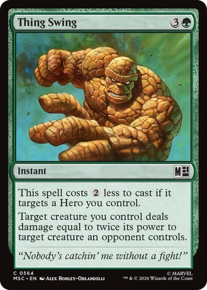 Thing Swing, Commander: Marvel Super Heroes 564