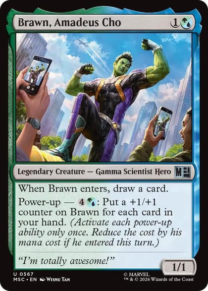 Brawn, Amadeus Cho, Commander: Marvel Super Heroes 567