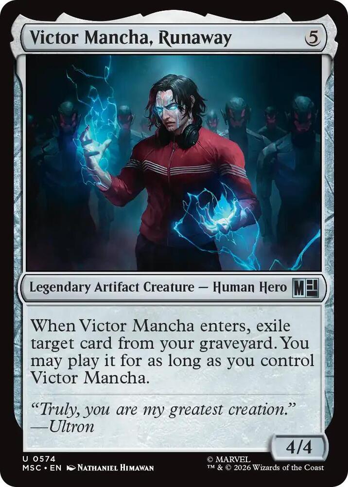 Victor Mancha, Runaway, Commander: Marvel Super Heroes 574