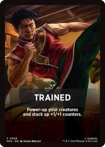 Trained Theme Card, Commander: Marvel Super Heroes 58