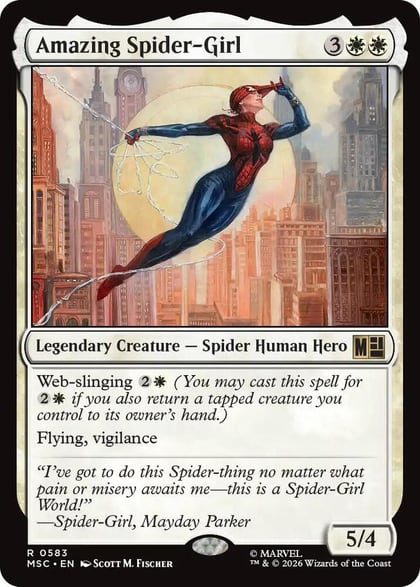 Amazing Spider-Girl, Commander: Marvel Super Heroes 583