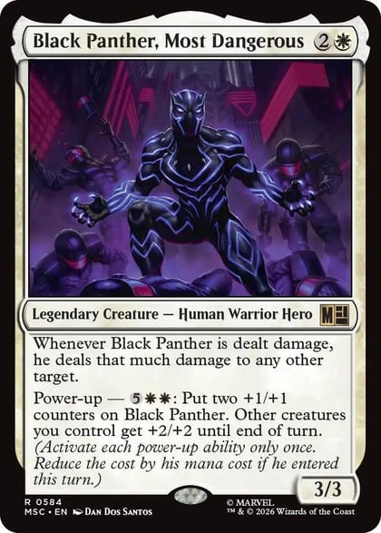 Black Panther, Most Dangerous, Commander: Marvel Super Heroes 584