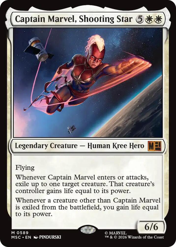 Captain Marvel, Shooting Star, Commander: Marvel Super Heroes 589