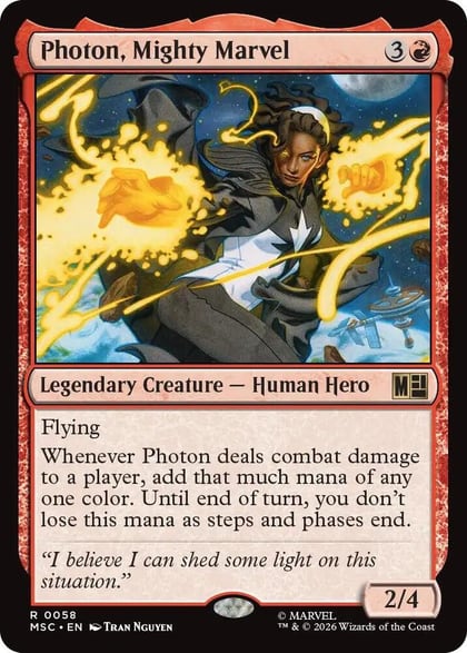 Photon, Mighty Marvel, Commander: Marvel Super Heroes 58