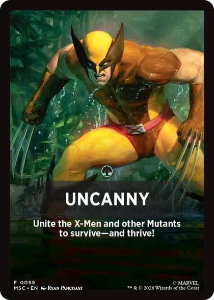 Uncanny Theme Card, Commander: Marvel Super Heroes 59