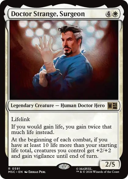 Doctor Strange, Surgeon, Commander: Marvel Super Heroes 591