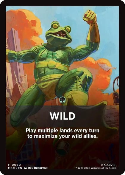 Wild Theme Card, Commander: Marvel Super Heroes 60