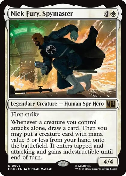 Nick Fury, Spymaster, Commander: Marvel Super Heroes 603