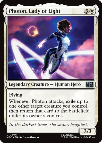 Photon, Lady of Light, Commander: Marvel Super Heroes 606
