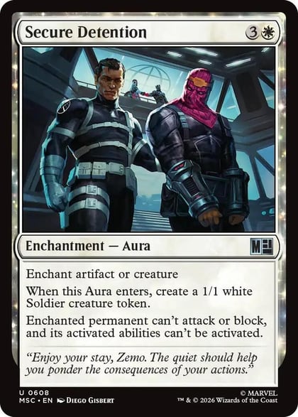 Secure Detention, Commander: Marvel Super Heroes 608