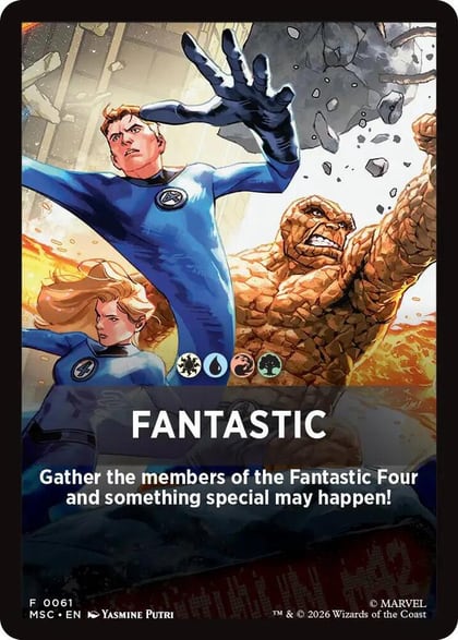 Fantastic Theme Card, Commander: Marvel Super Heroes 61
