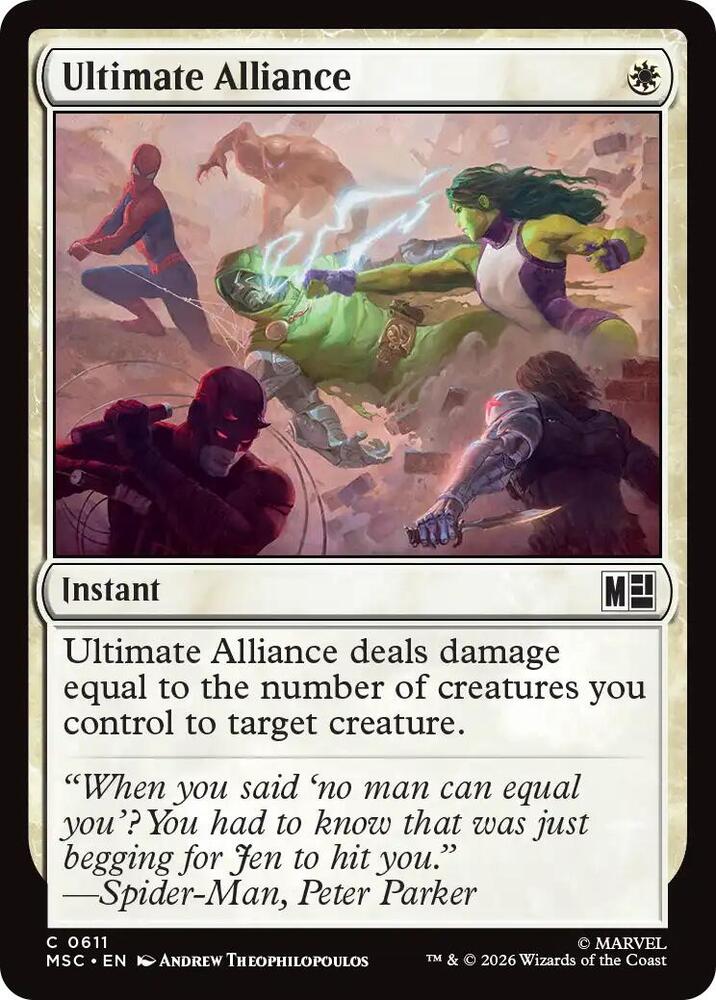 Ultimate Alliance, Commander: Marvel Super Heroes 611
