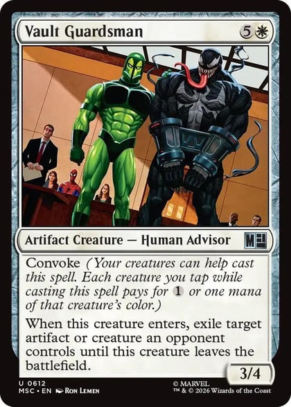 Vault Guardsman, Commander: Marvel Super Heroes 612