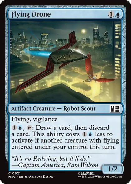 Flying Drone, Commander: Marvel Super Heroes 621