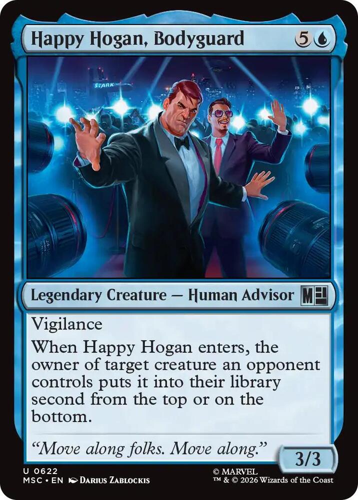 Happy Hogan, Bodyguard, Commander: Marvel Super Heroes 622