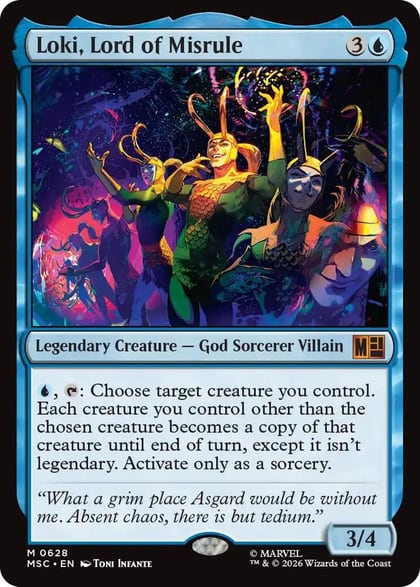 Loki, Lord of Misrule, Commander: Marvel Super Heroes 628