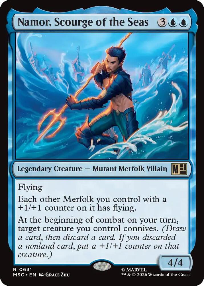 Namor, Scourge of the Seas, Commander: Marvel Super Heroes 631