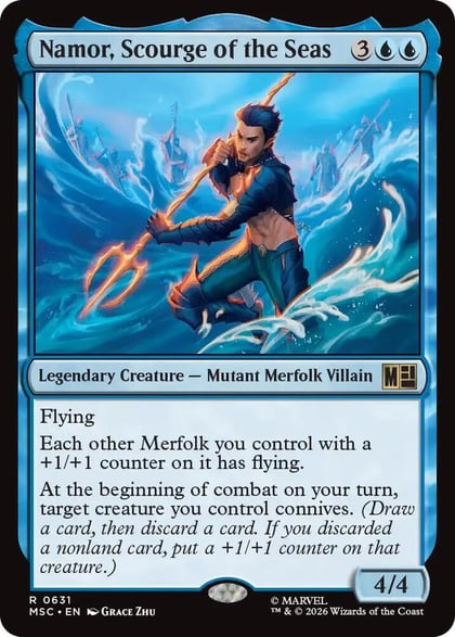 Namor, Scourge of the Seas, Commander: Marvel Super Heroes 631