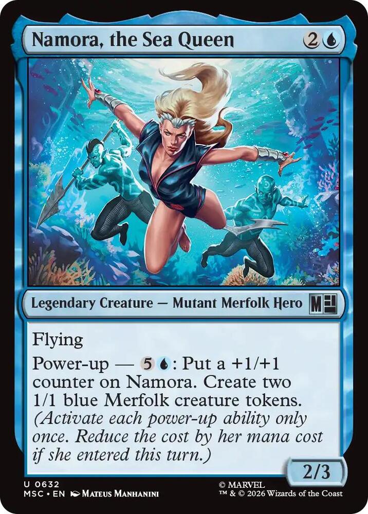 Namora, the Sea Queen, Commander: Marvel Super Heroes 632