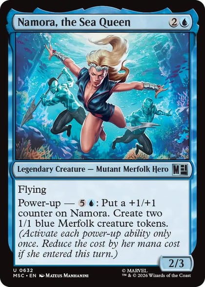 Namora, the Sea Queen, Commander: Marvel Super Heroes 632