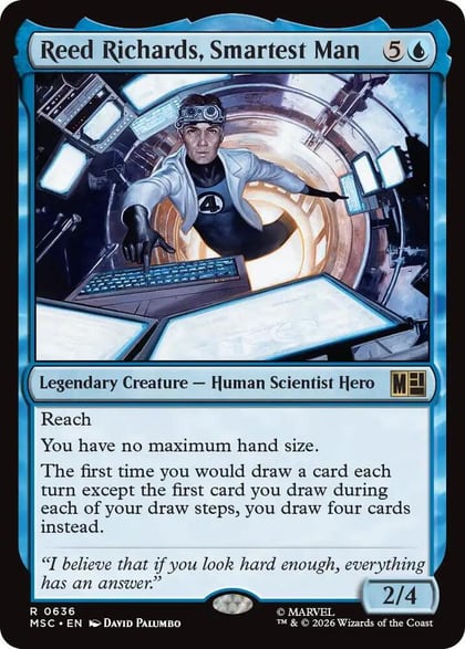 Reed Richards, Smartest Man, Commander: Marvel Super Heroes 636