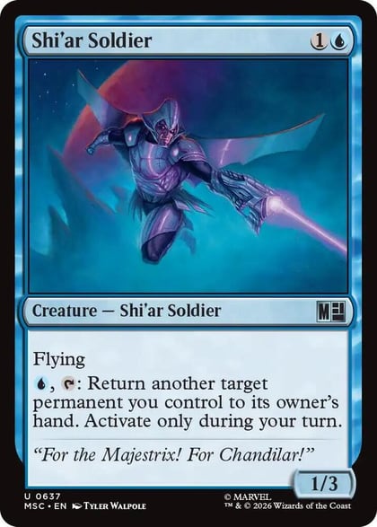 Shi'ar Soldier, Commander: Marvel Super Heroes 637