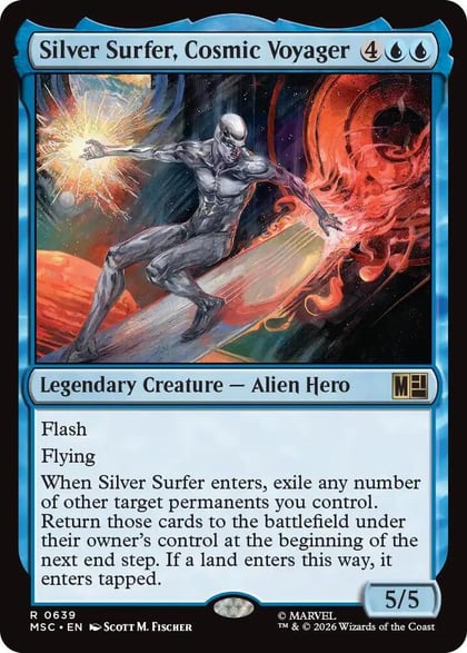 Silver Surfer, Cosmic Voyager, Commander: Marvel Super Heroes 639