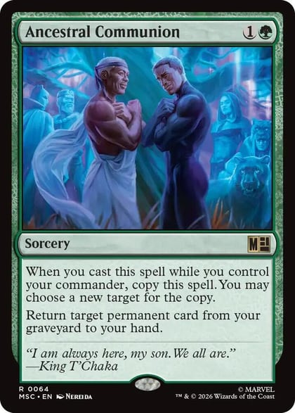 Ancestral Communion (Surge Foil), Commander: Marvel Super Heroes 64