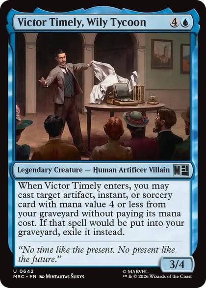 Victor Timely, Wily Tycoon, Commander: Marvel Super Heroes 642
