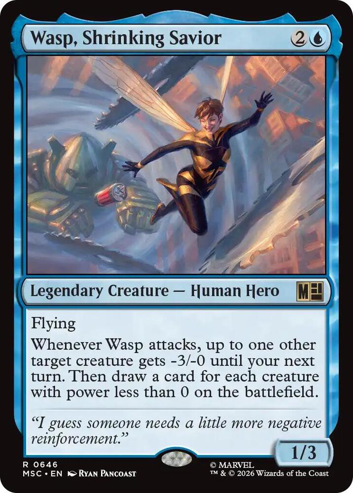 Wasp, Shrinking Savior, Commander: Marvel Super Heroes 646