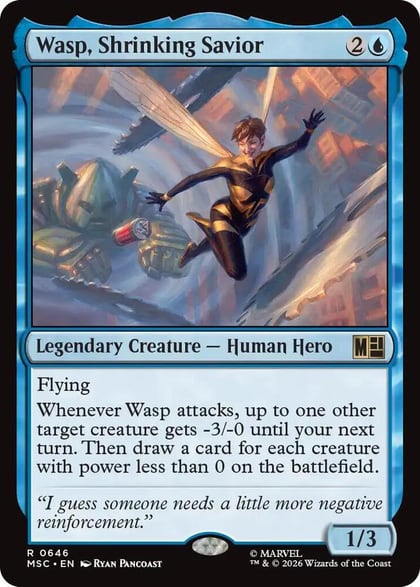 Wasp, Shrinking Savior, Commander: Marvel Super Heroes 646