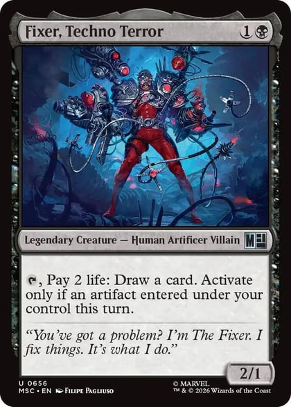 Fixer, Techno Terror, Commander: Marvel Super Heroes 656