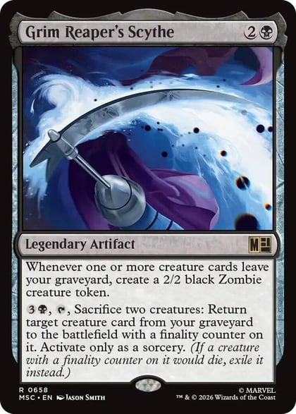 Grim Reaper's Scythe, Commander: Marvel Super Heroes 658