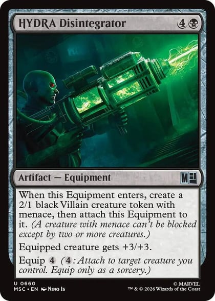 HYDRA Disintegrator, Commander: Marvel Super Heroes 660