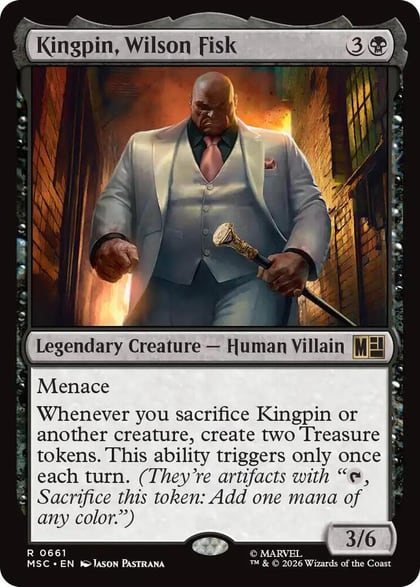 Kingpin, Wilson Fisk, Commander: Marvel Super Heroes 661