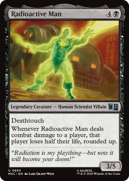Radioactive Man, Commander: Marvel Super Heroes 665