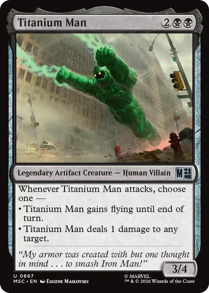Titanium Man, Commander: Marvel Super Heroes 667