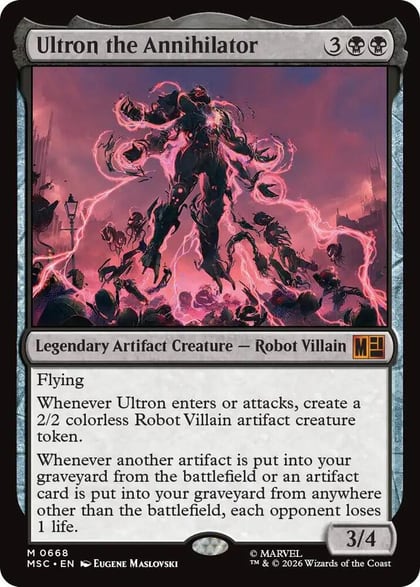 Ultron the Annihilator, Commander: Marvel Super Heroes 668