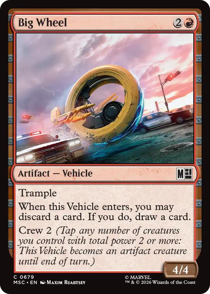 Big Wheel, Commander: Marvel Super Heroes 679